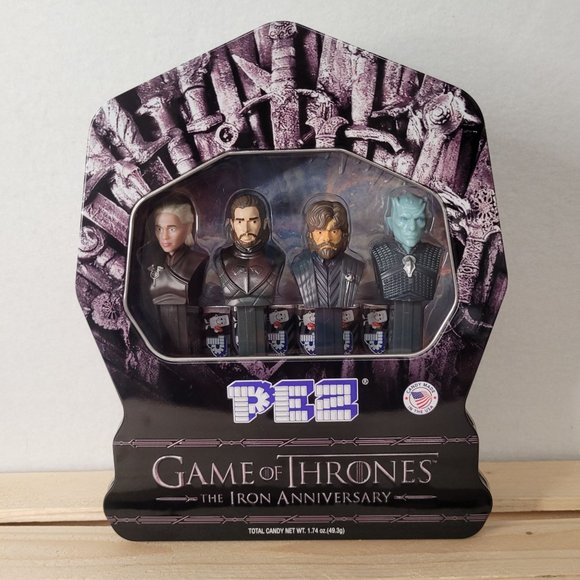 PEZ Toys New Game Of Thrones Pez Candy Iron Anniversary Gift Set